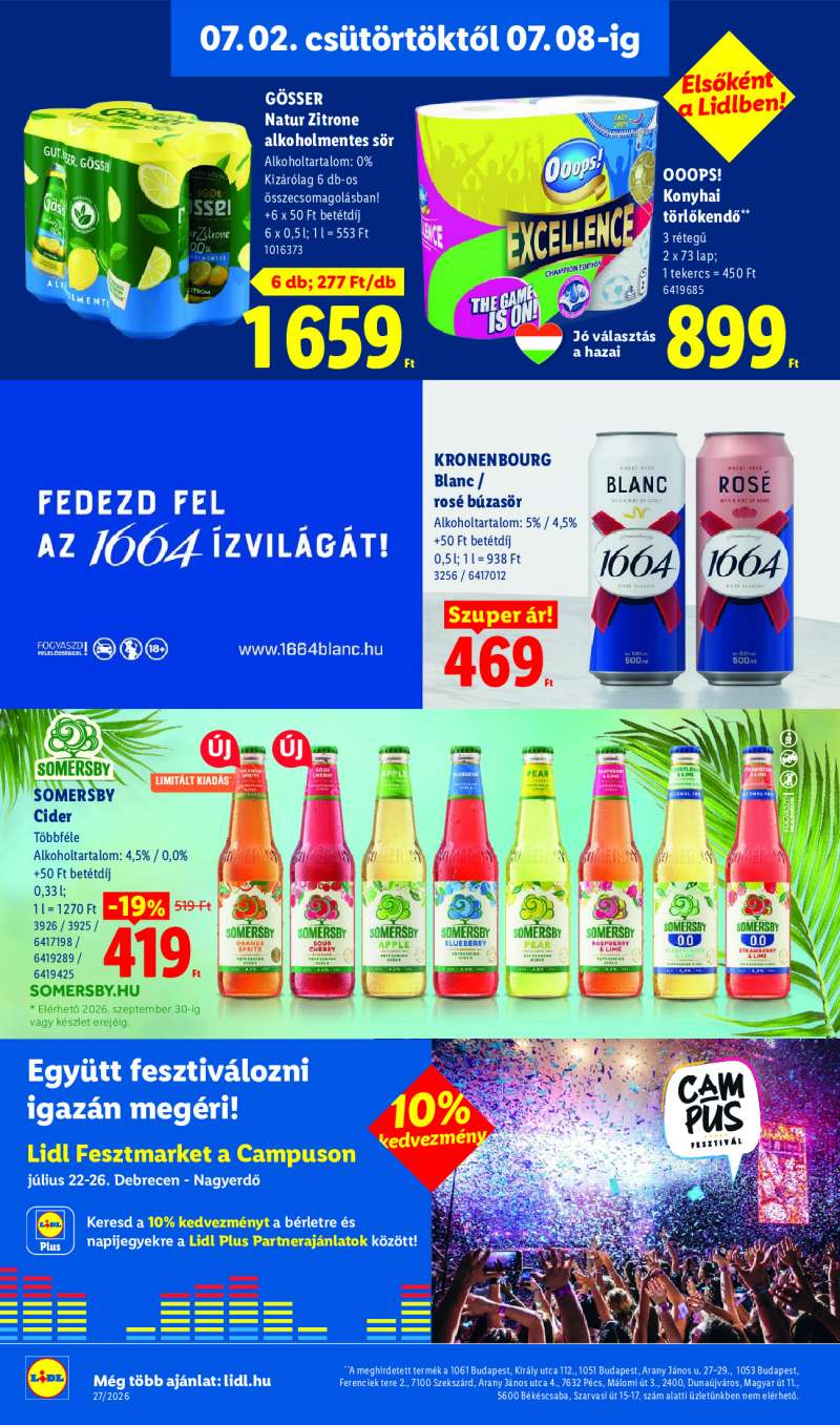 Lidl Érvényes 07.02-től 18 oldal