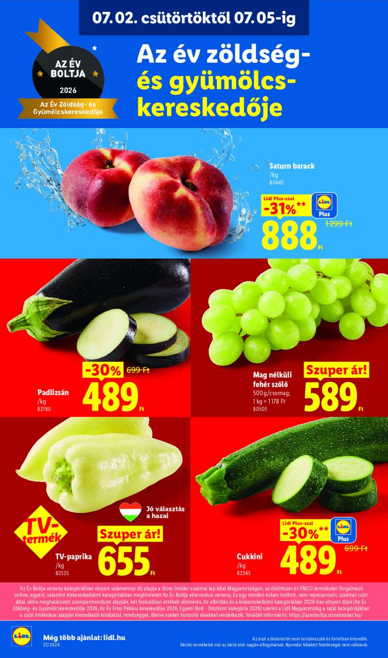 Lidl Érvényes 07.02-től 2 oldal
