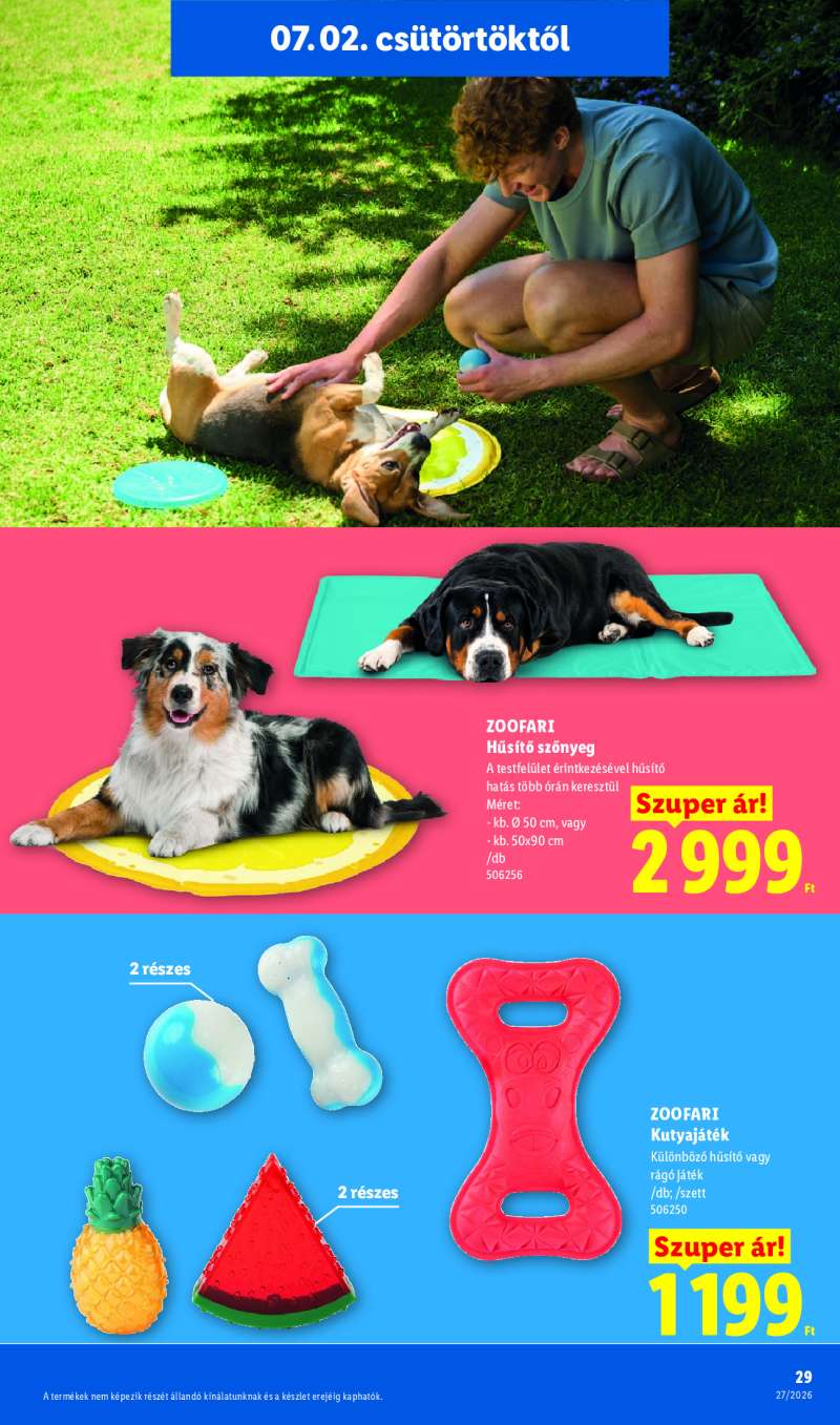 Lidl Érvényes 07.02-től 29 oldal