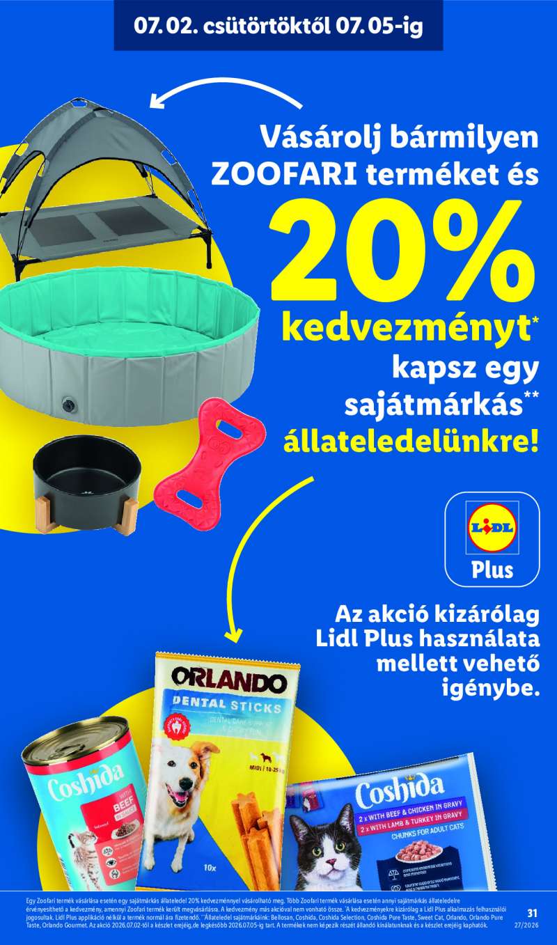 Lidl Érvényes 07.02-től 31 oldal