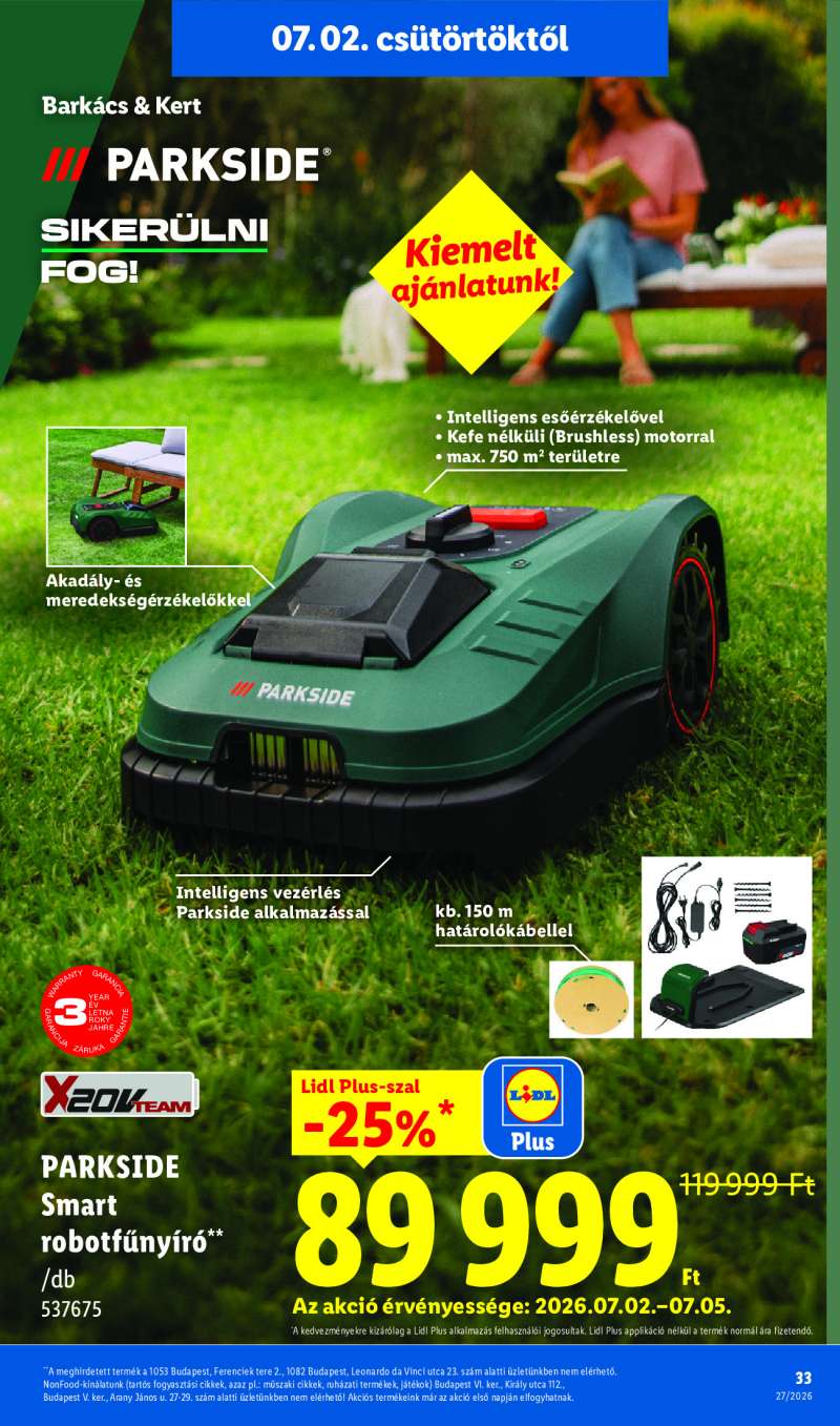 Lidl Érvényes 07.02-től 33 oldal
