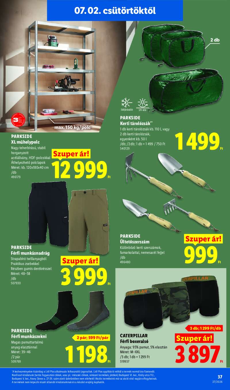 Lidl Érvényes 07.02-től 37 oldal