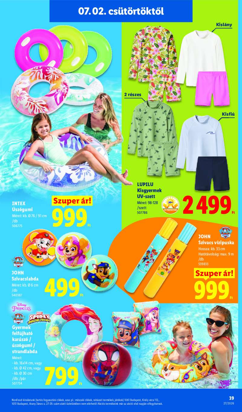 Lidl Érvényes 07.02-től 39 oldal
