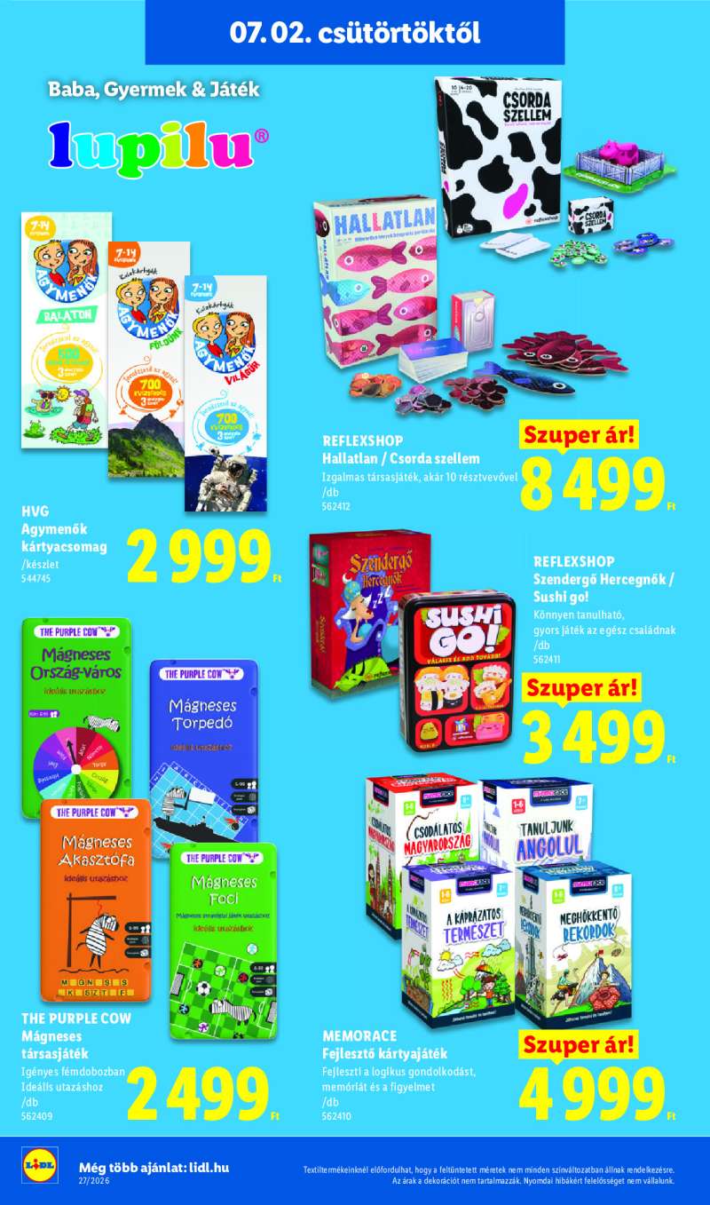 Lidl Érvényes 07.02-től 40 oldal