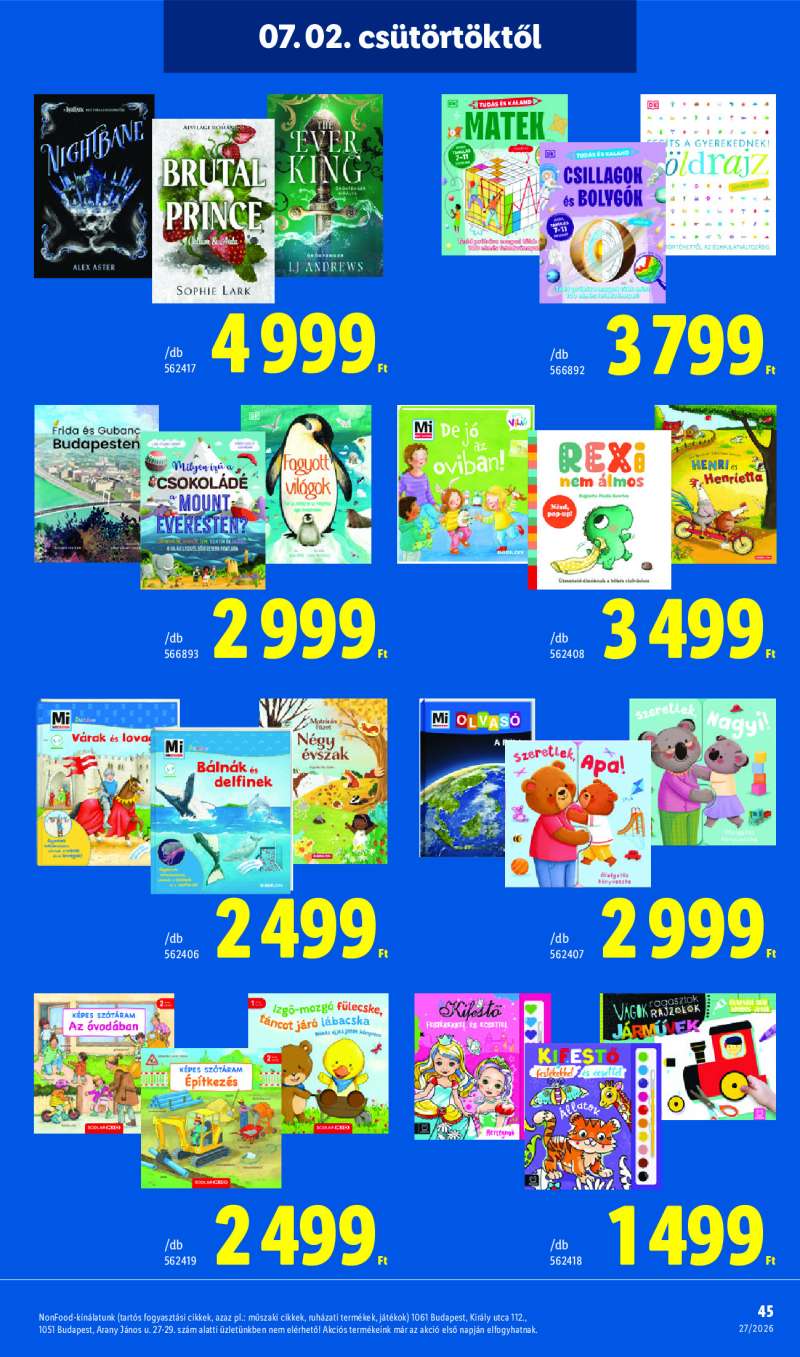 Lidl Érvényes 07.02-től 45 oldal