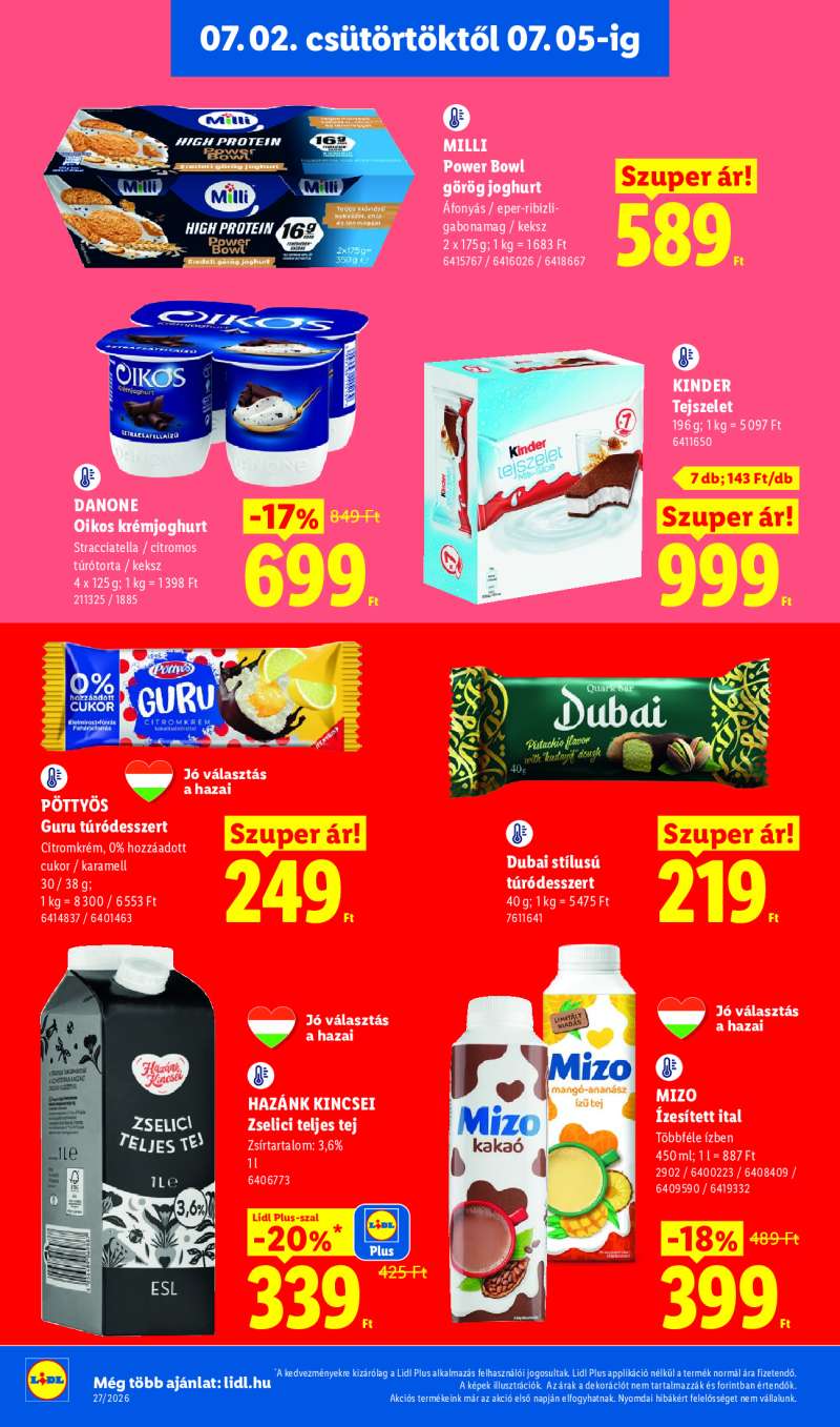 Lidl Érvényes 07.02-től 8 oldal