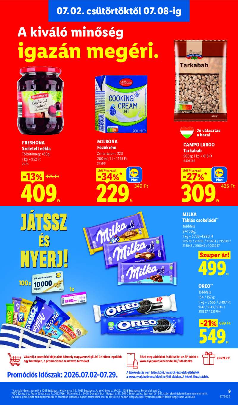 Lidl Érvényes 07.02-től 9 oldal