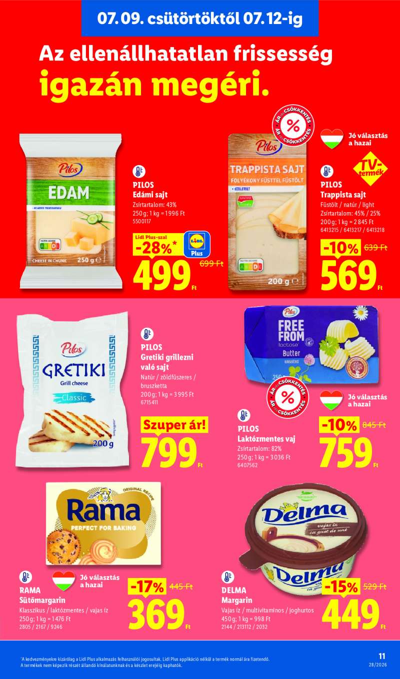 Lidl Érvényes 07.09-től 11 oldal