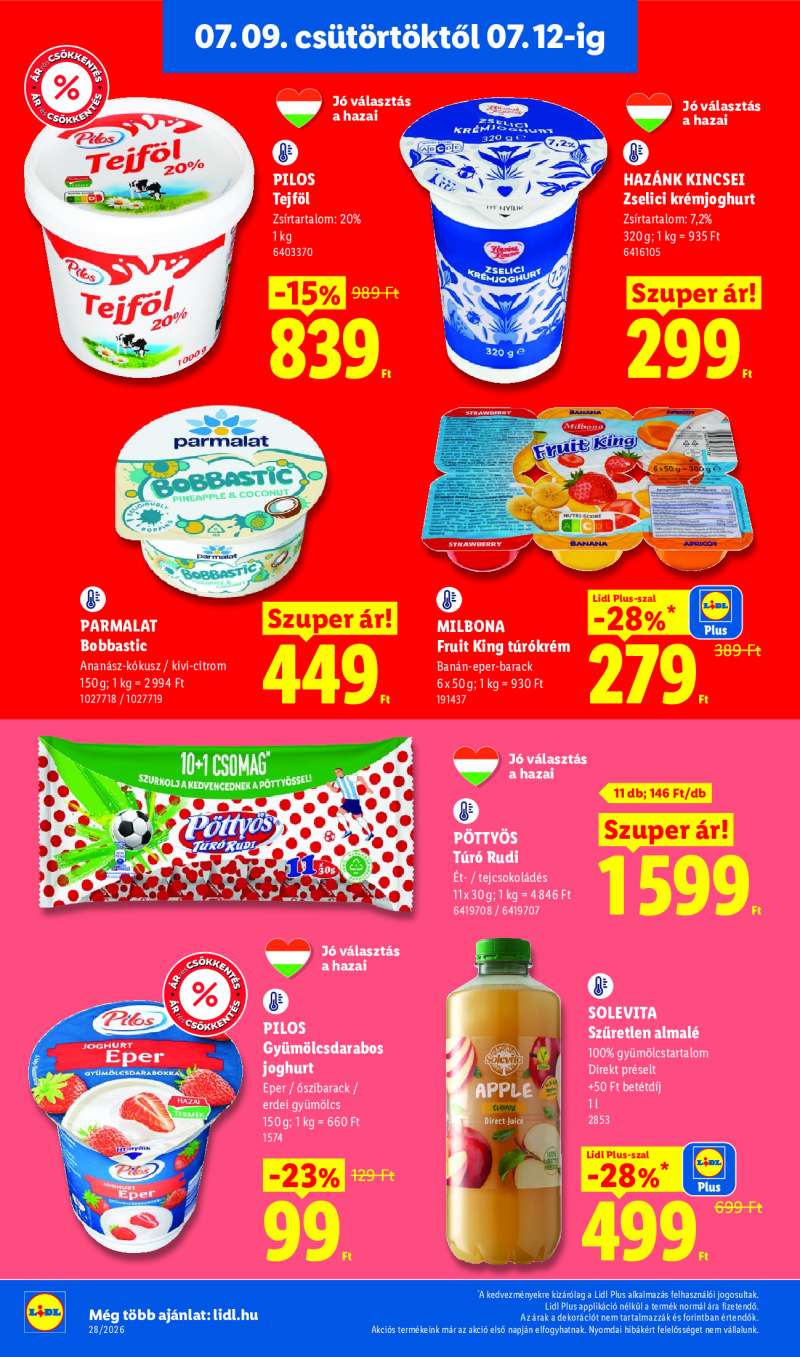 Lidl Érvényes 07.09-től 12 oldal