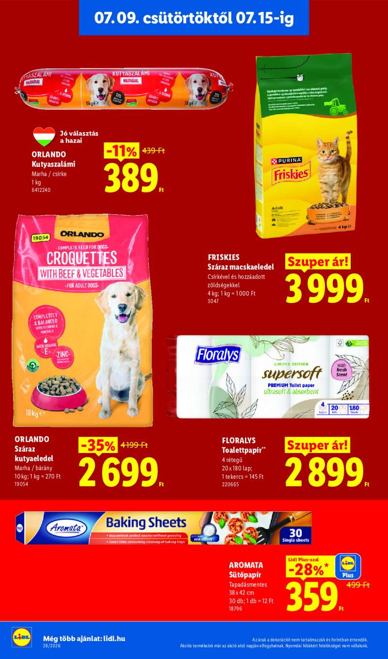 Lidl Érvényes 07.09-től 18 oldal