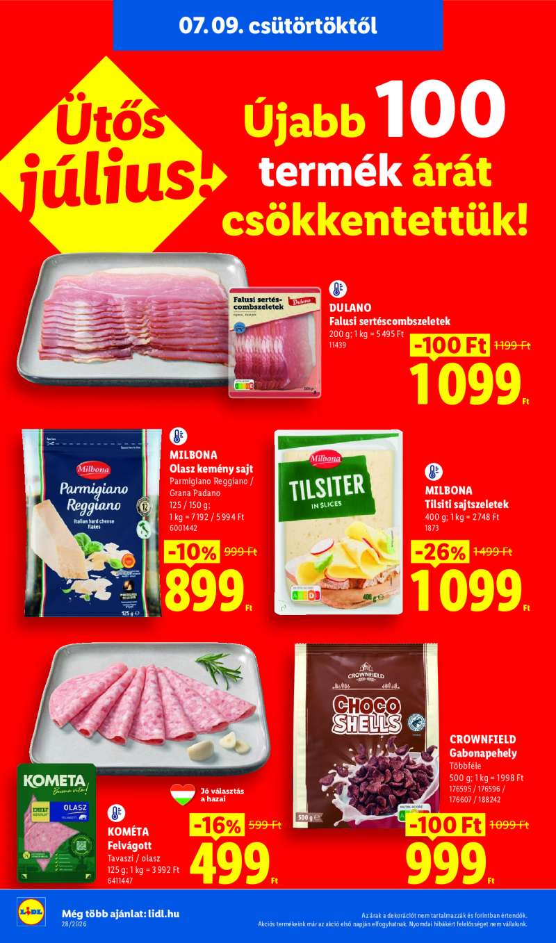 Lidl Érvényes 07.09-től 2 oldal