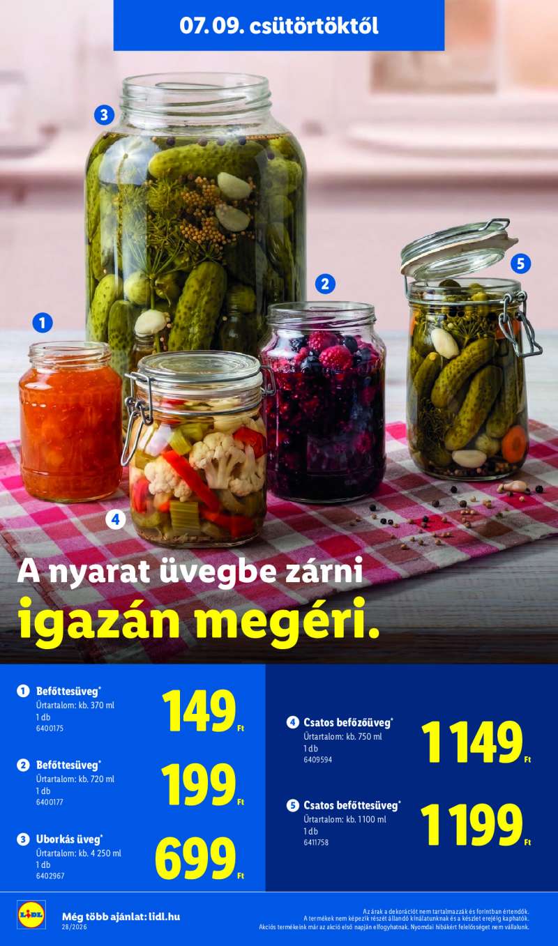 Lidl Érvényes 07.09-től 22 oldal