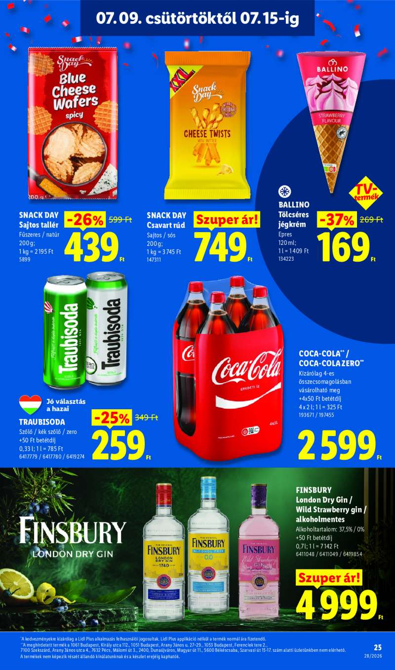 Lidl Érvényes 07.09-től 25 oldal