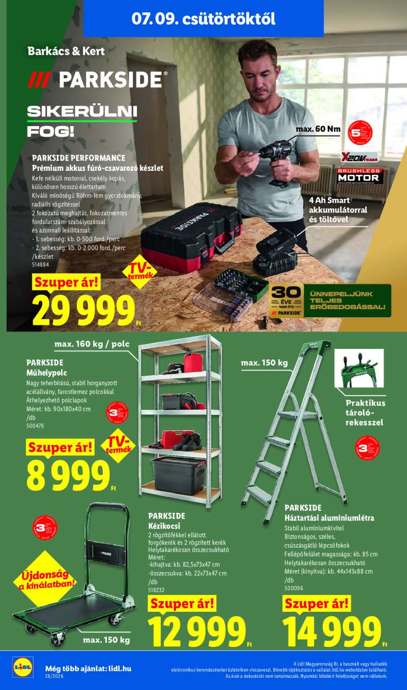 Lidl Érvényes 07.09-től 28 oldal