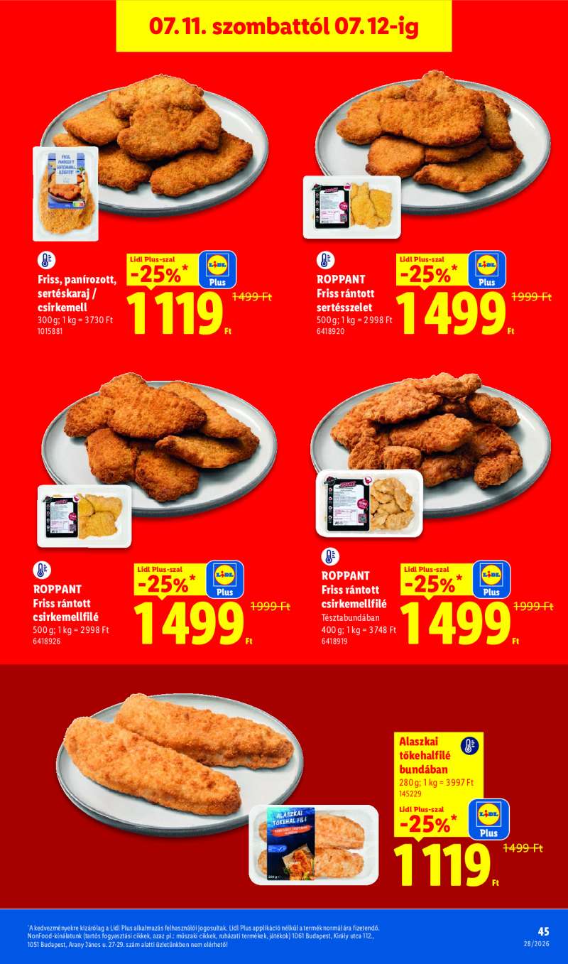 Lidl Érvényes 07.09-től 45 oldal