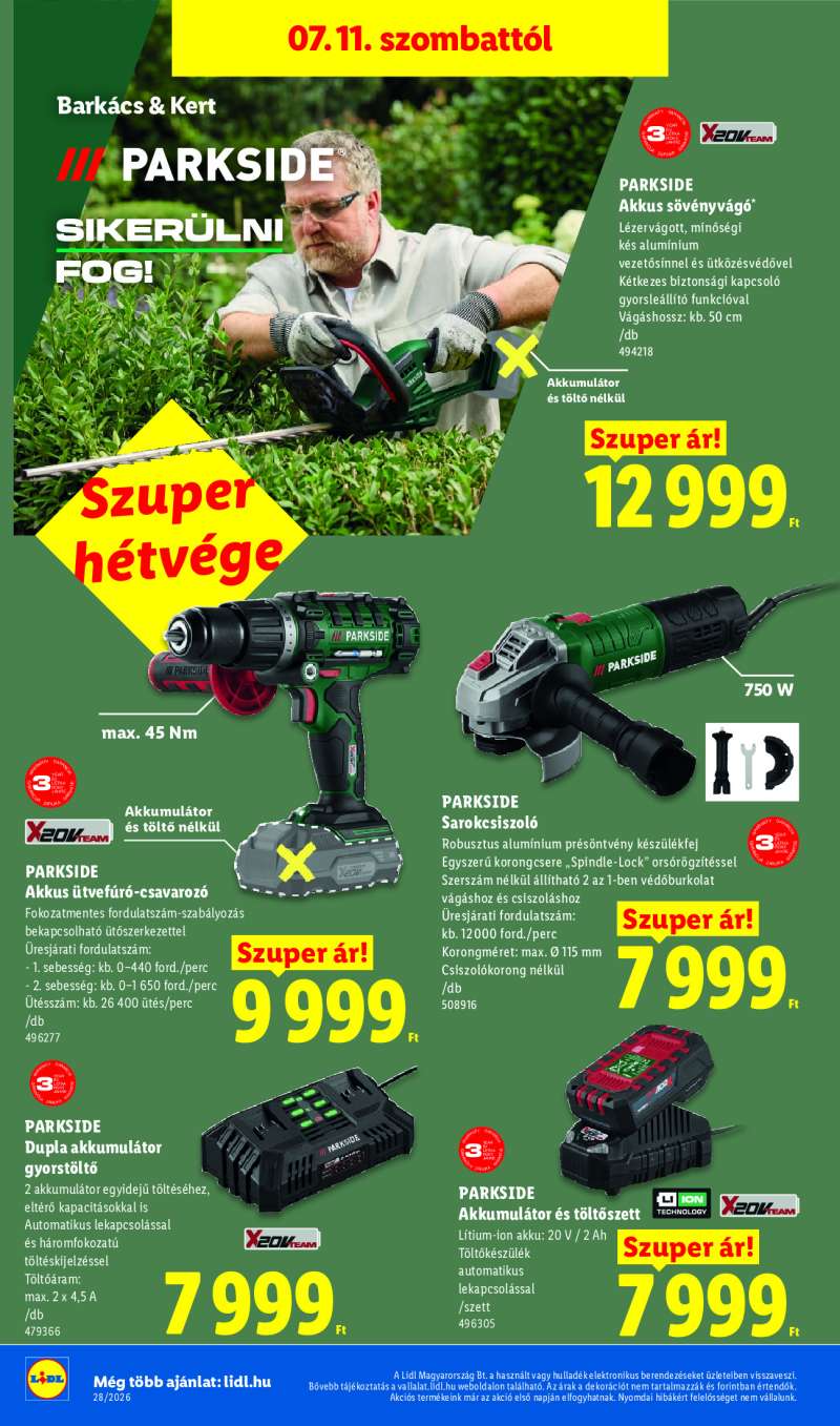Lidl Érvényes 07.09-től 46 oldal