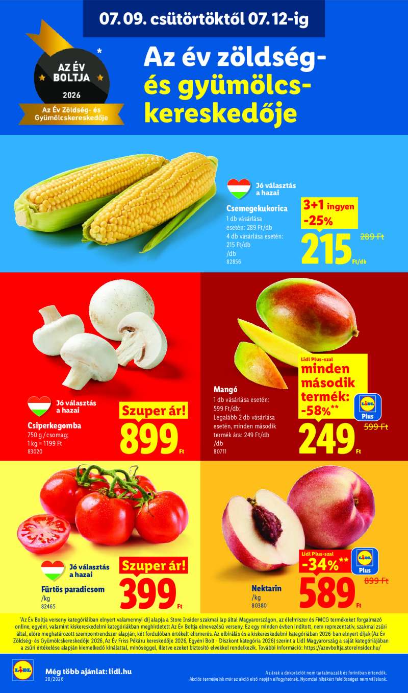 Lidl Érvényes 07.09-től 6 oldal