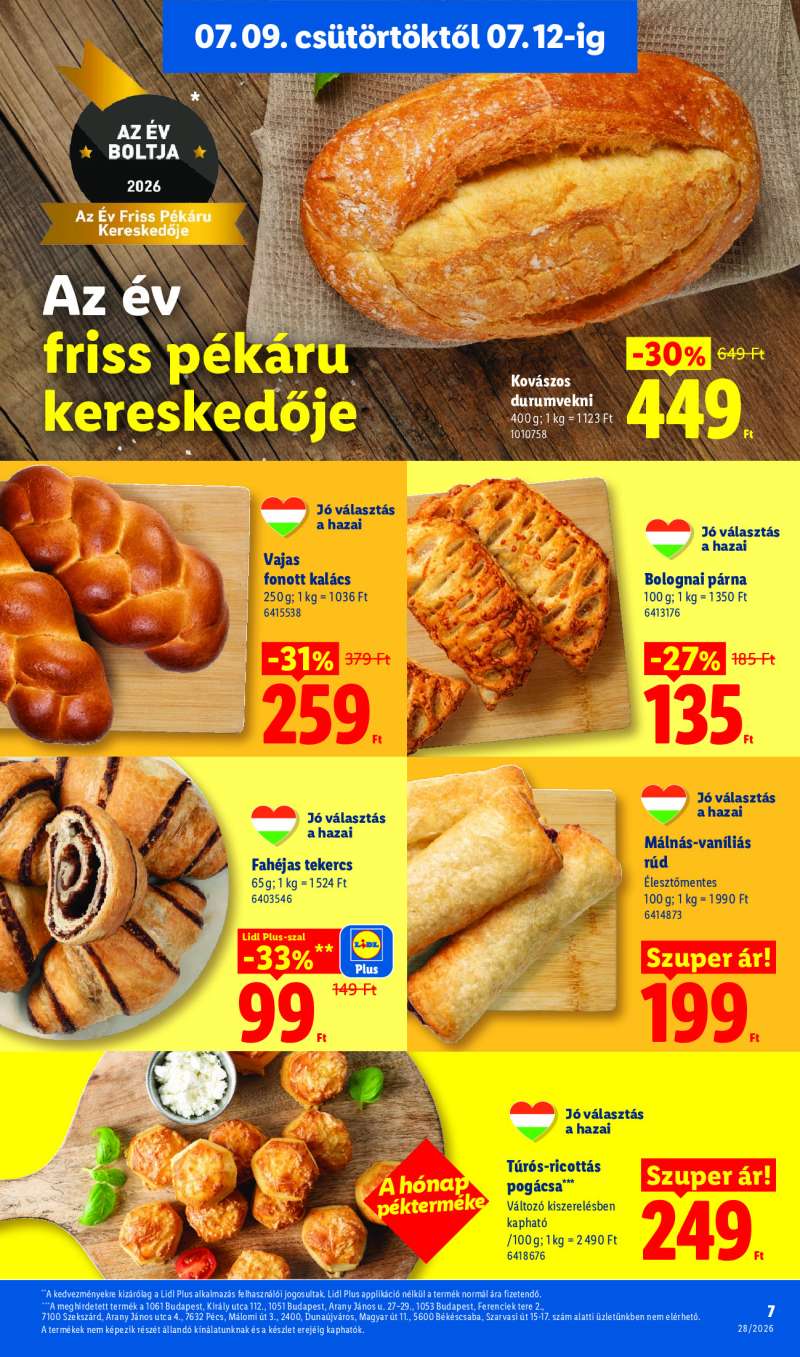 Lidl Érvényes 07.09-től 7 oldal