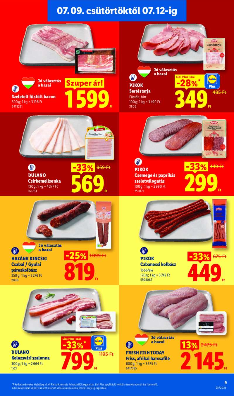 Lidl Érvényes 07.09-től 9 oldal