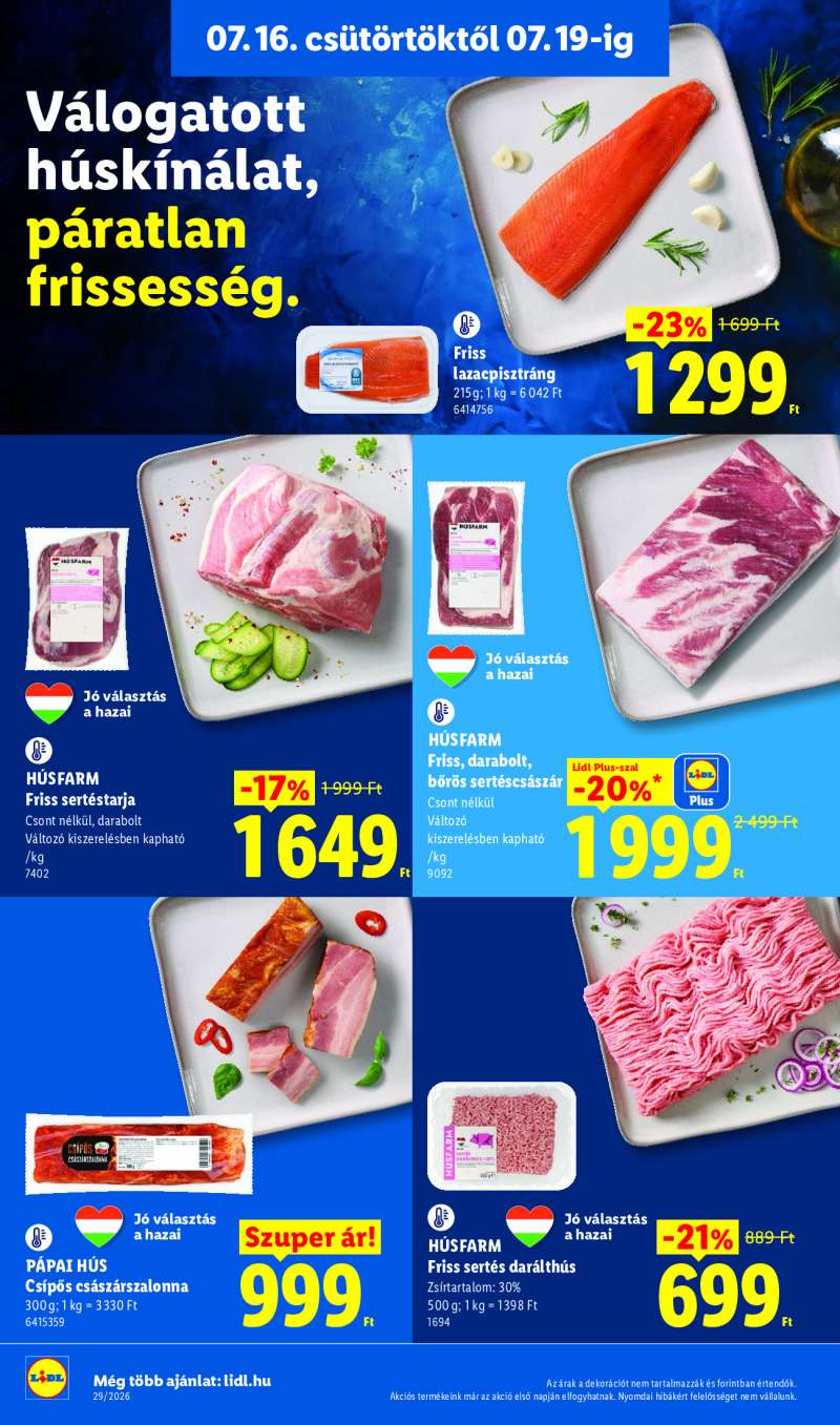 Lidl Érvényes 07.16-tól 10 oldal