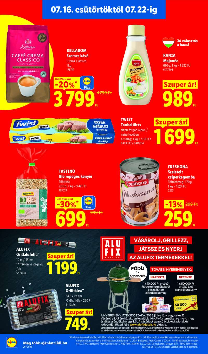 Lidl Érvényes 07.16-tól 18 oldal