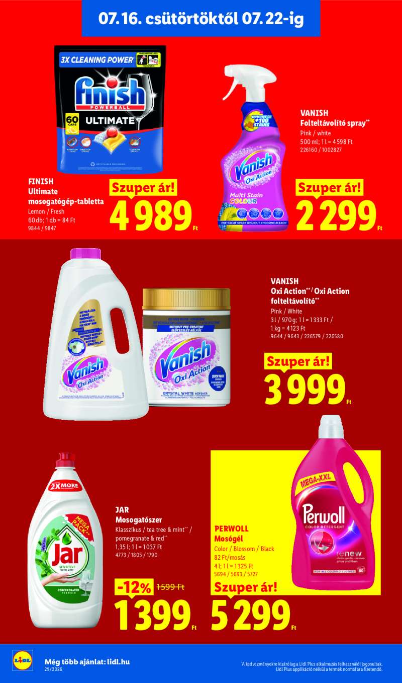 Lidl Érvényes 07.16-tól 22 oldal