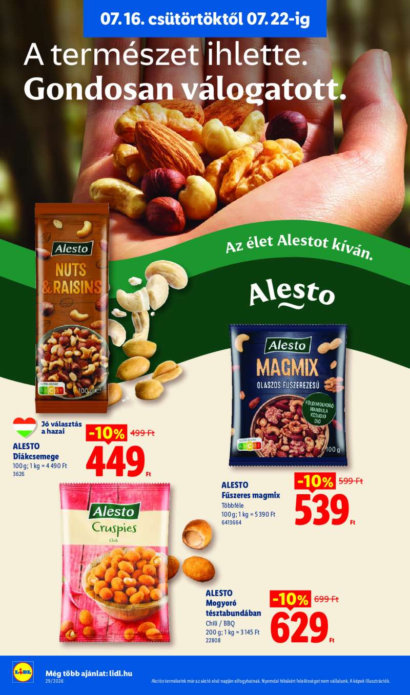 Lidl Érvényes 07.16-tól 26 oldal
