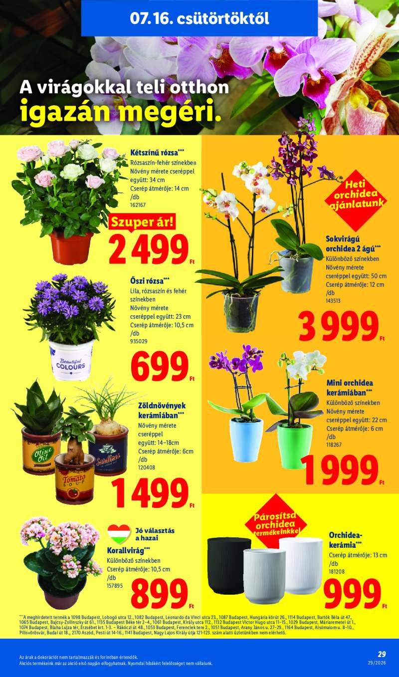 Lidl Érvényes 07.16-tól 29 oldal