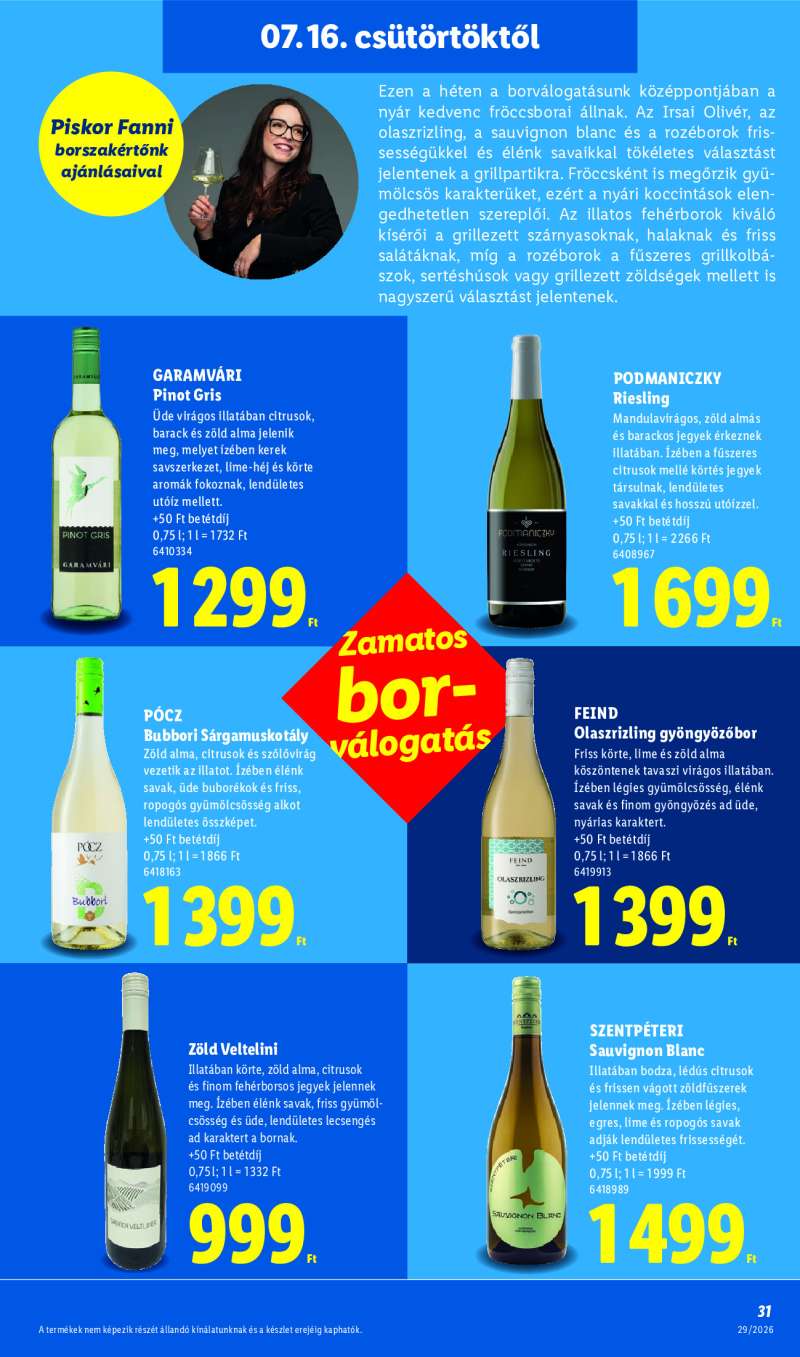 Lidl Érvényes 07.16-tól 31 oldal