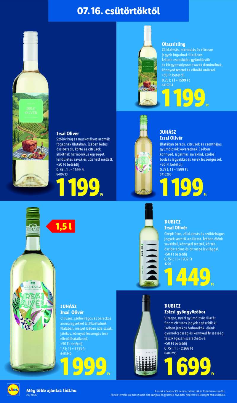 Lidl Érvényes 07.16-tól 32 oldal