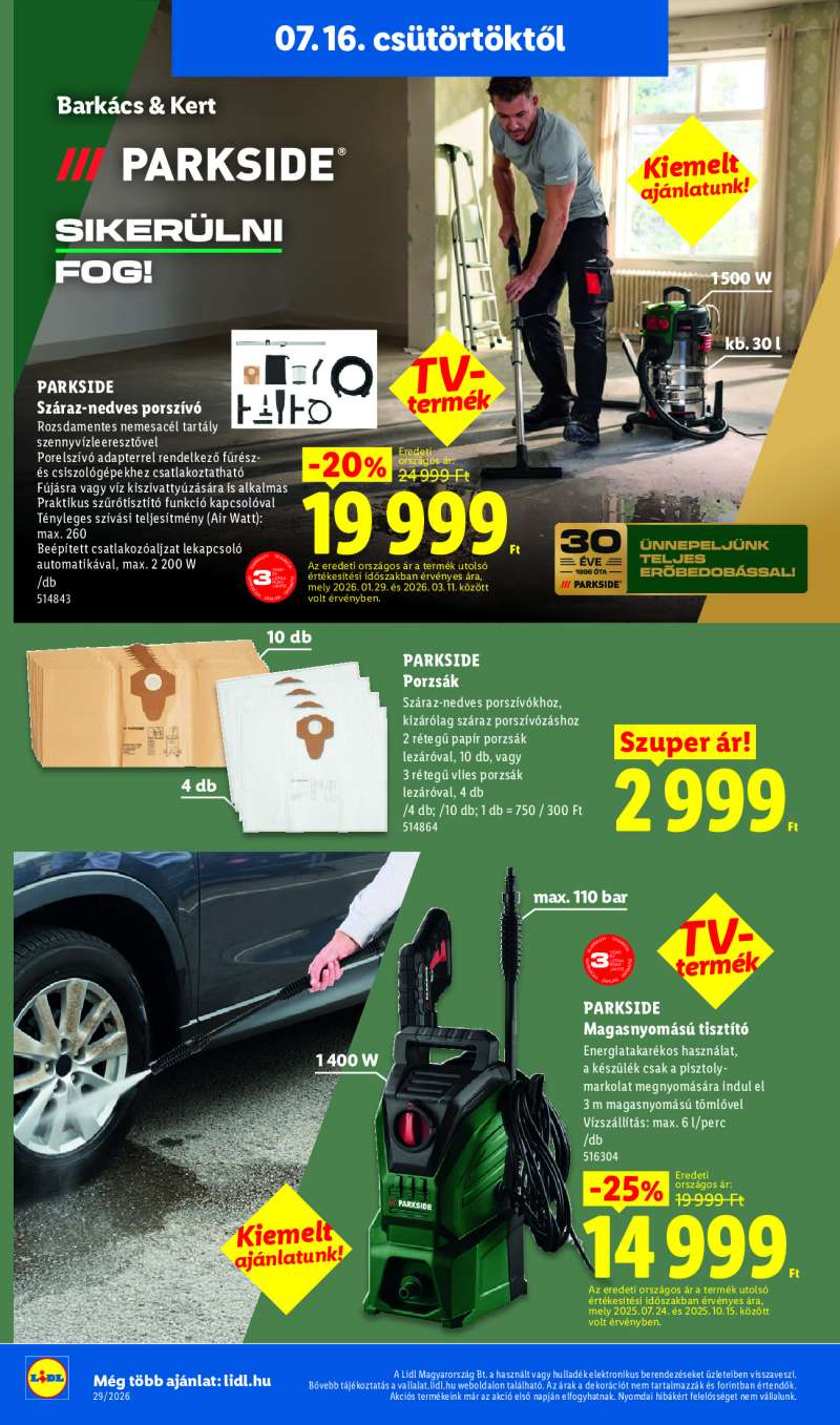 Lidl Érvényes 07.16-tól 38 oldal