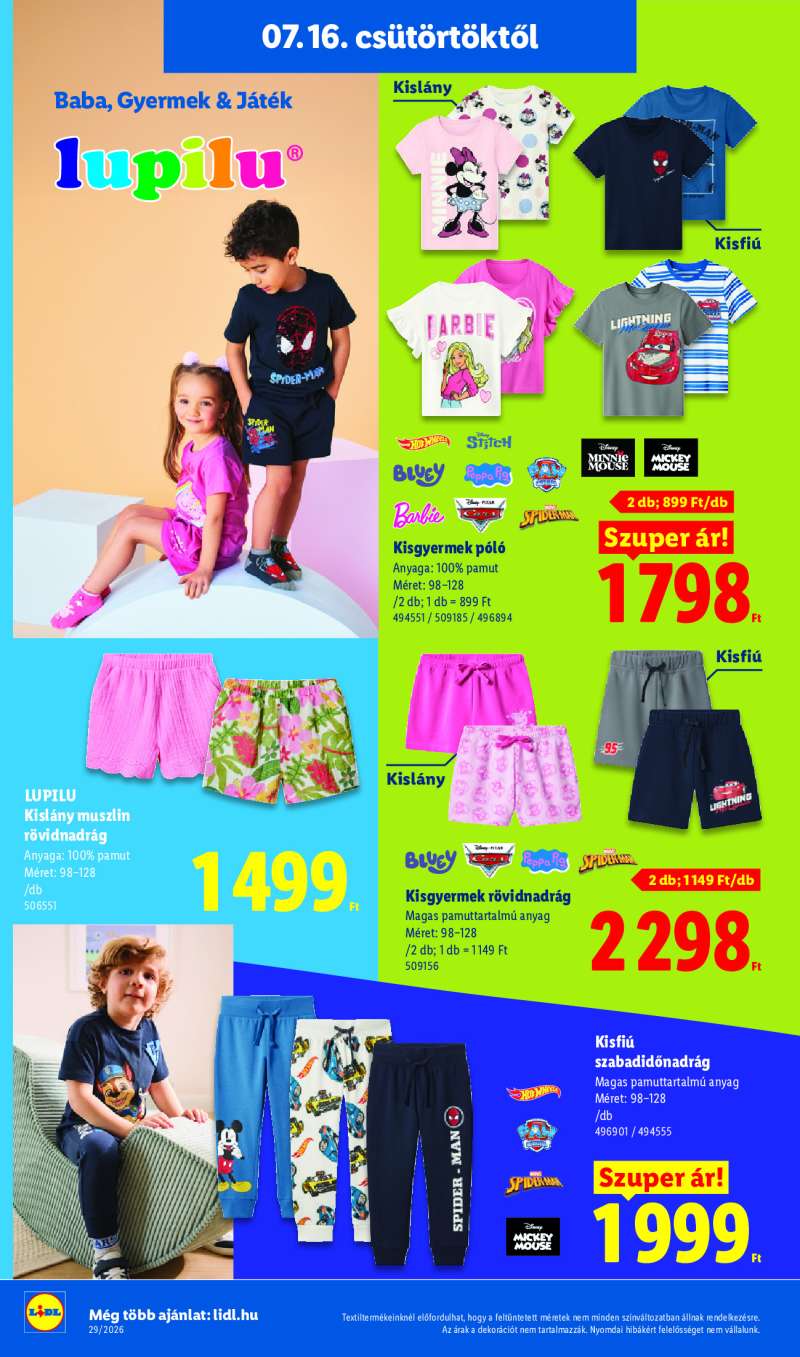 Lidl Érvényes 07.16-tól 44 oldal