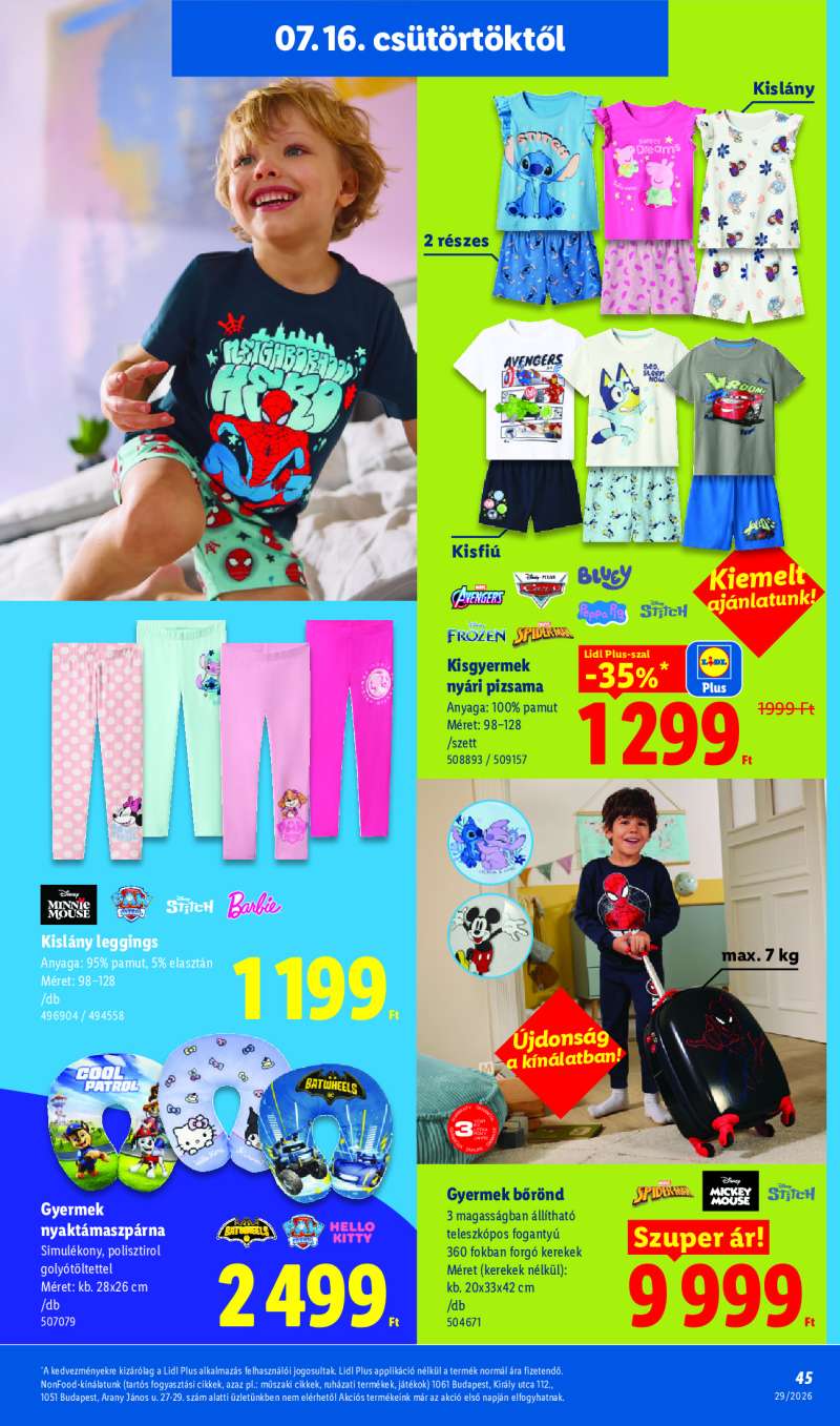 Lidl Érvényes 07.16-tól 45 oldal
