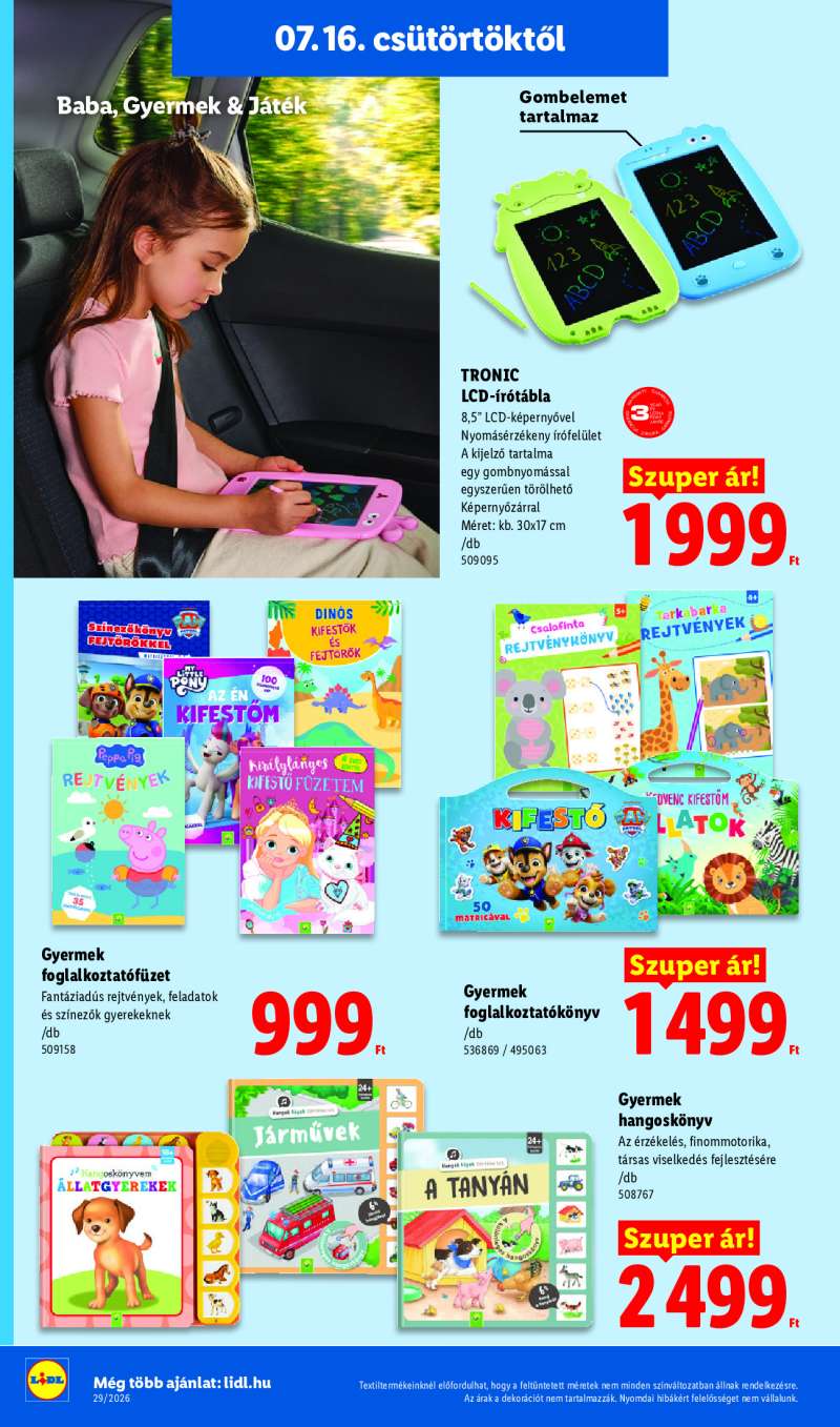 Lidl Érvényes 07.16-tól 46 oldal