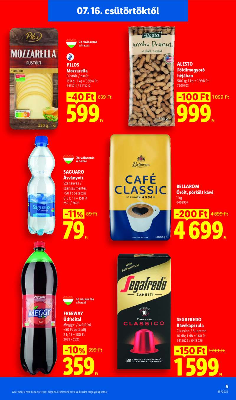 Lidl Érvényes 07.16-tól 5 oldal