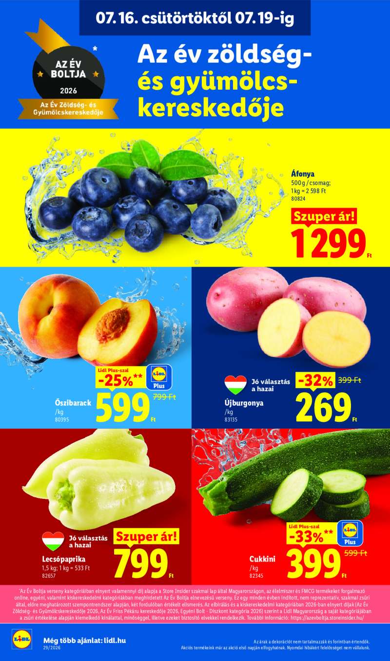 Lidl Érvényes 07.16-tól 8 oldal