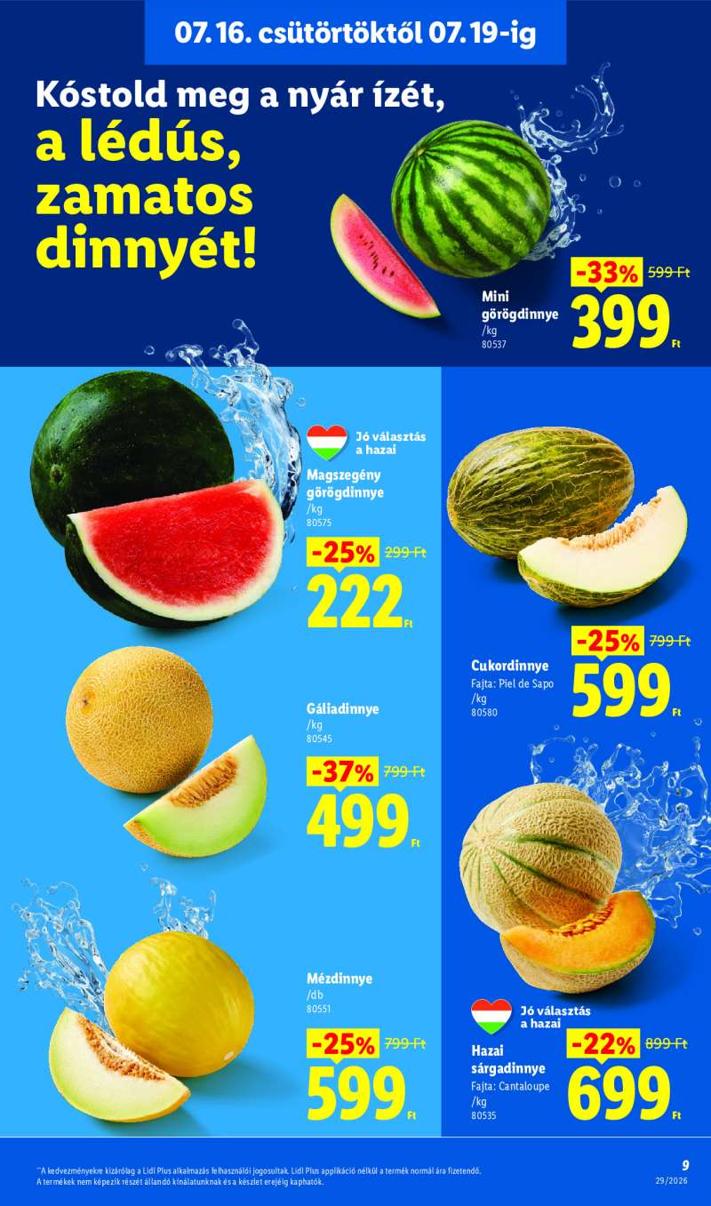 Lidl Érvényes 07.16-tól 9 oldal