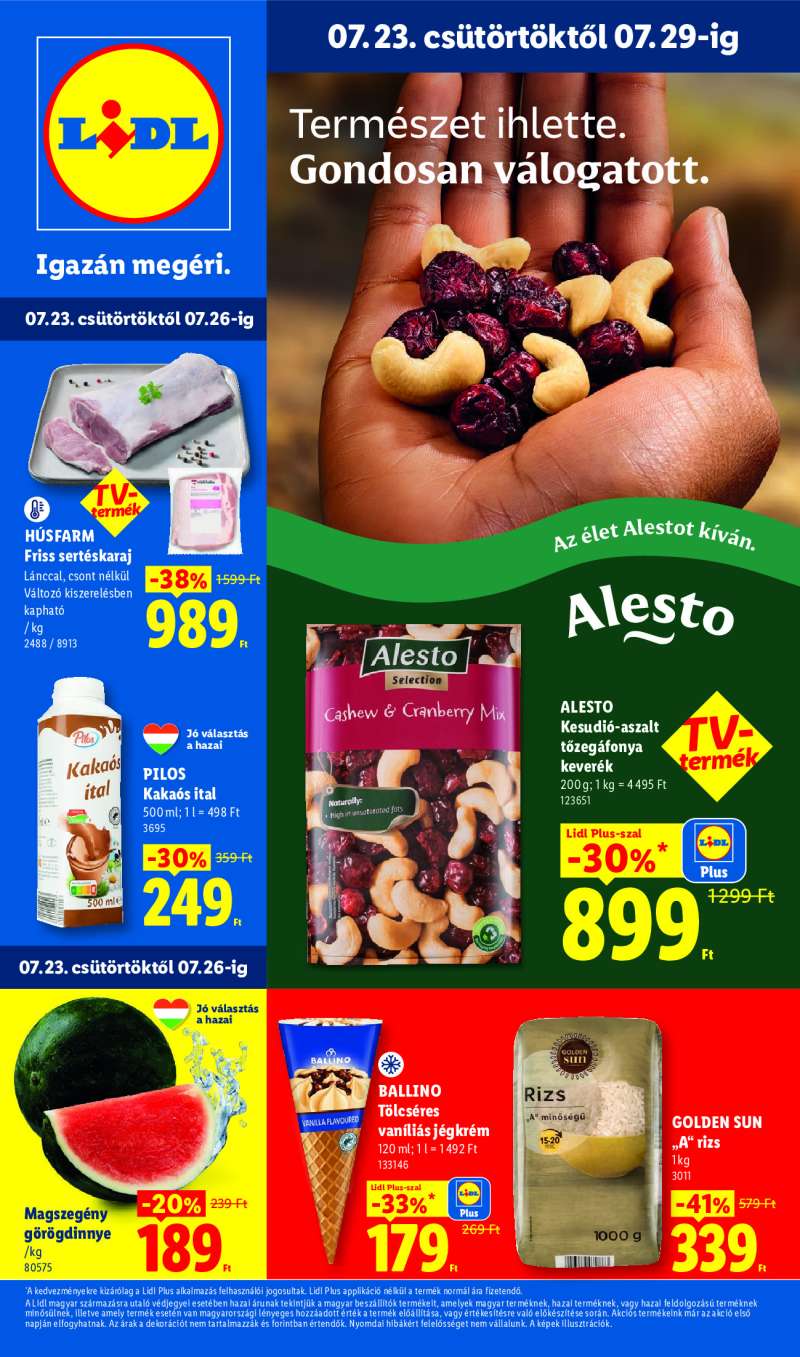 Lidl Érvényes 07.23-tól 1 oldal