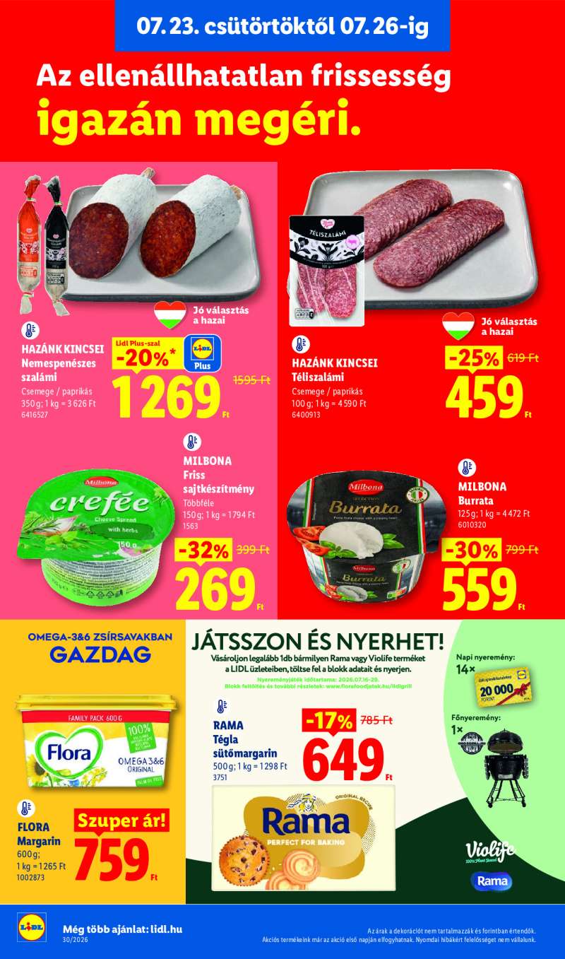 Lidl Érvényes 07.23-tól 10 oldal