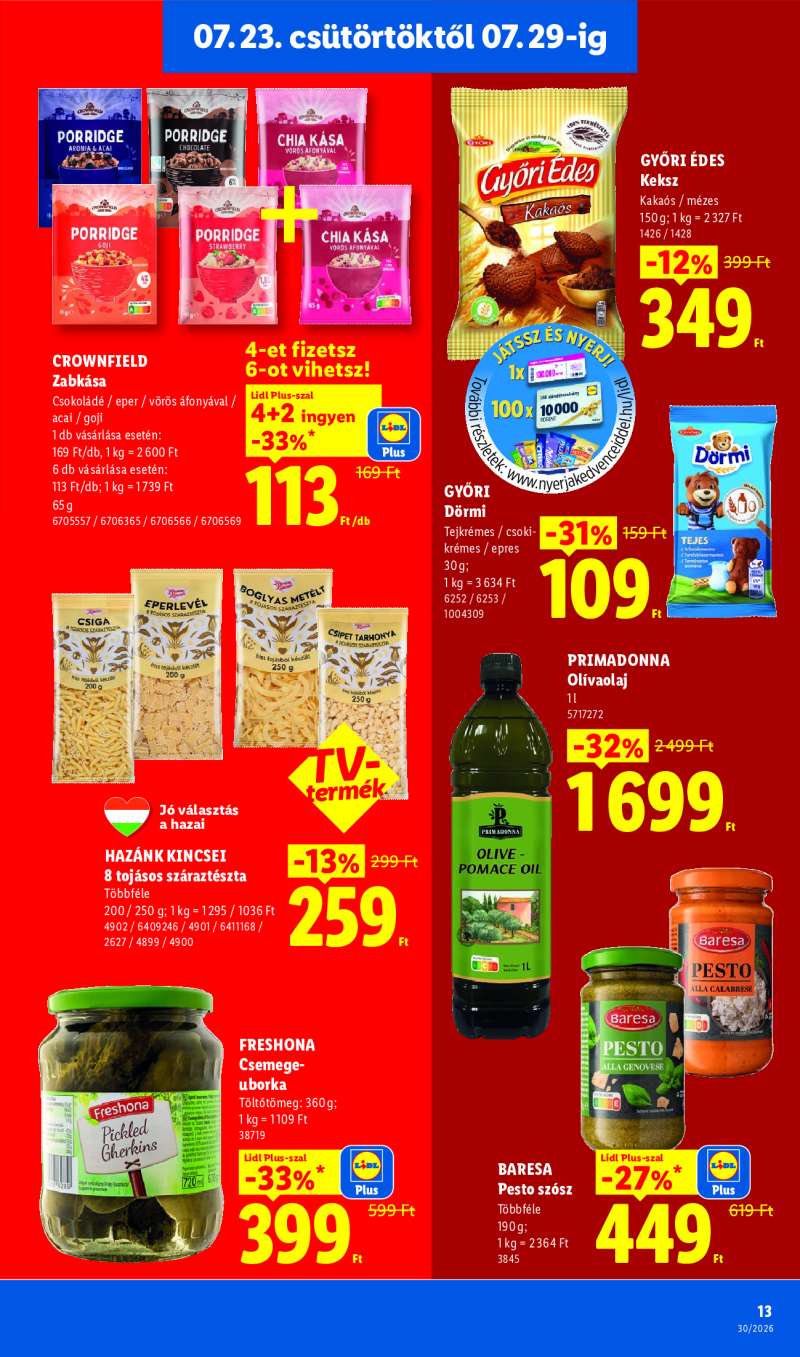 Lidl Érvényes 07.23-tól 13 oldal