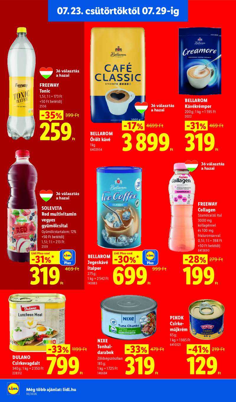 Lidl Érvényes 07.23-tól 14 oldal