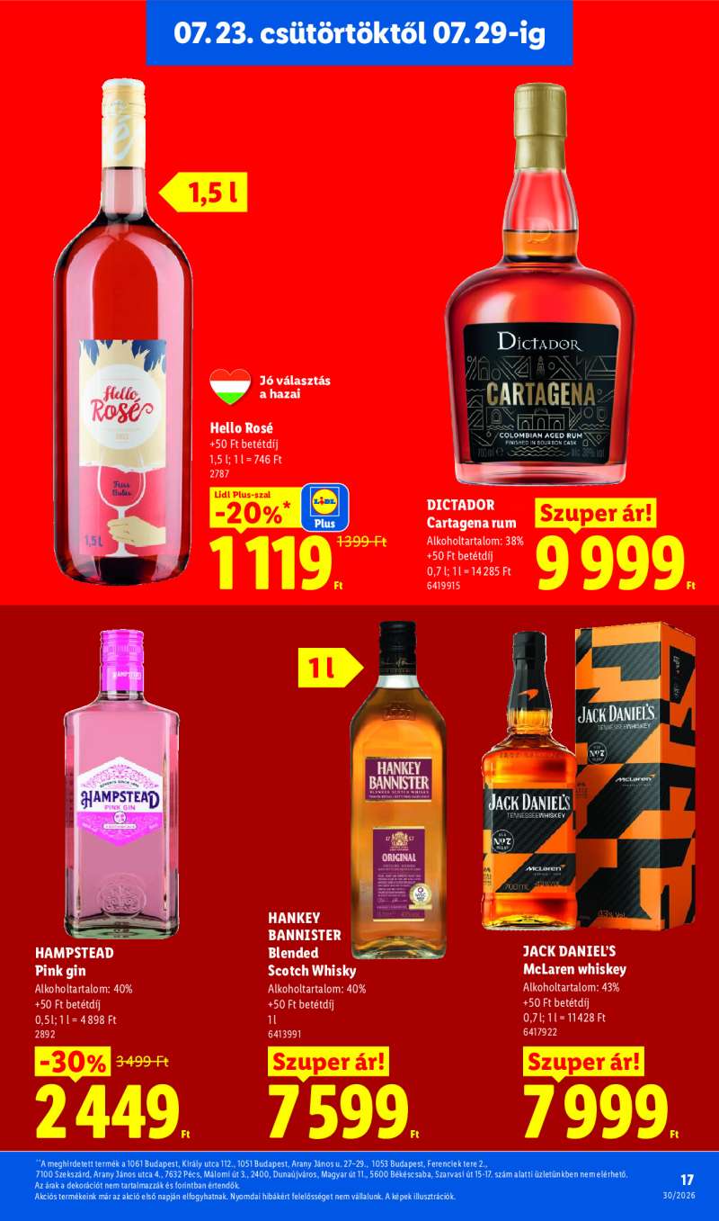 Lidl Érvényes 07.23-tól 17 oldal