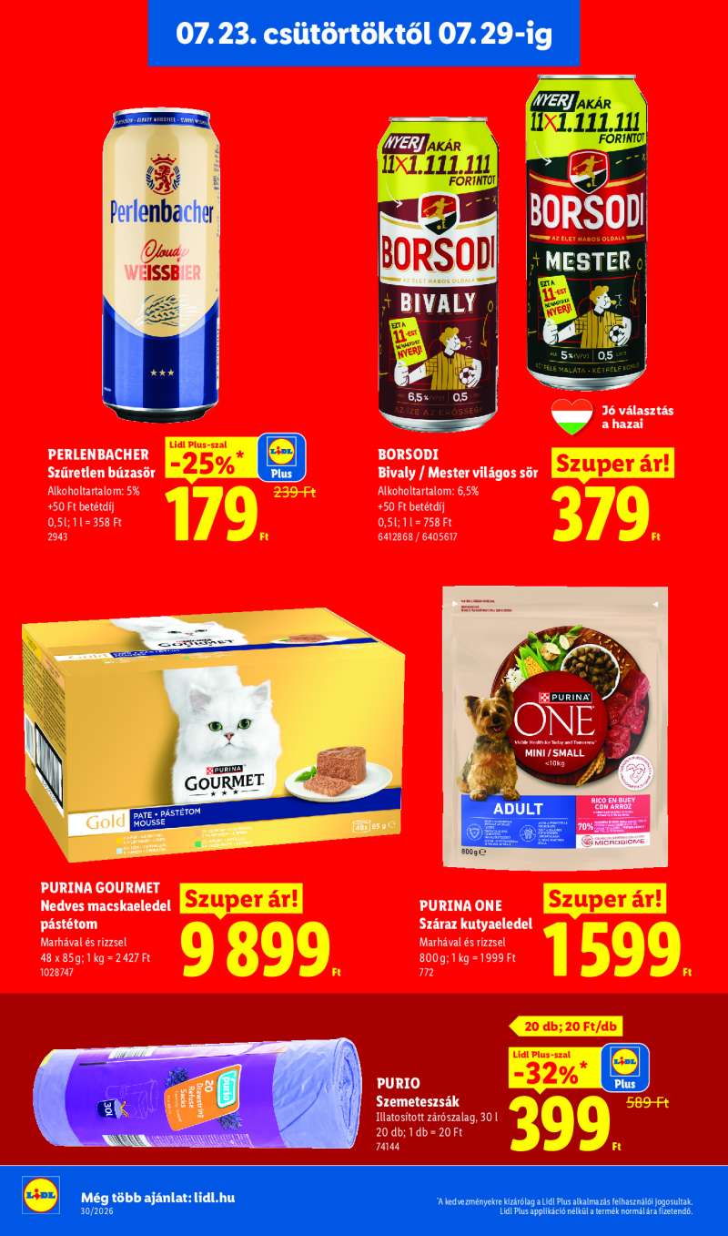 Lidl Érvényes 07.23-tól 18 oldal