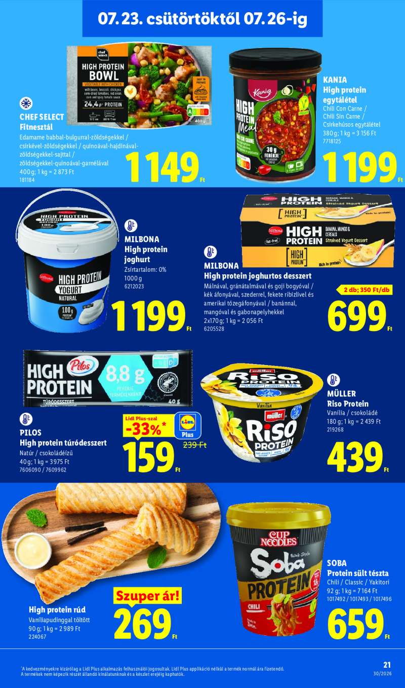 Lidl Érvényes 07.23-tól 21 oldal