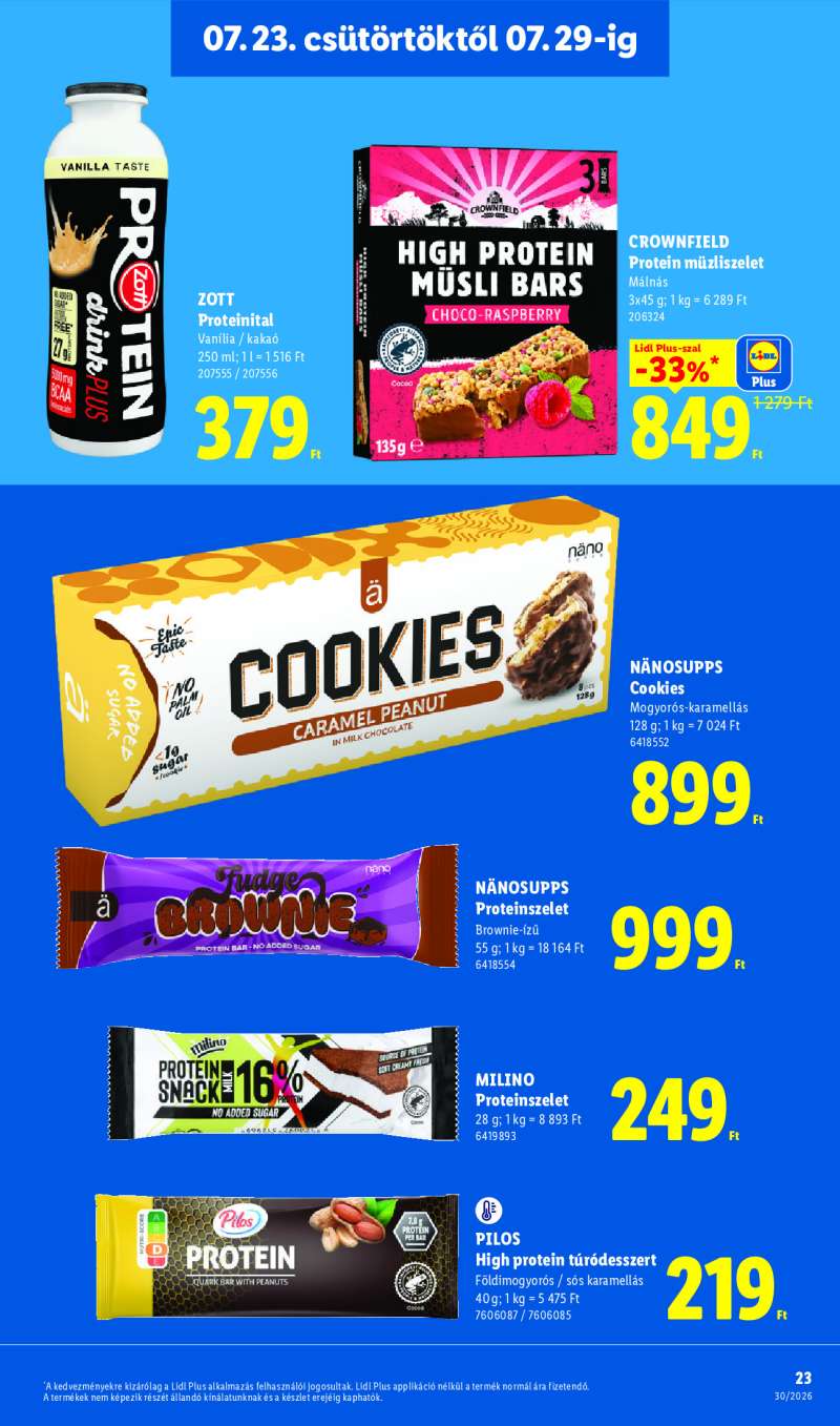 Lidl Érvényes 07.23-tól 23 oldal