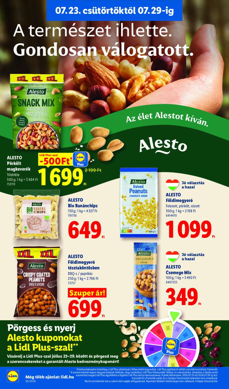 Lidl Érvényes 07.23-tól 26 oldal