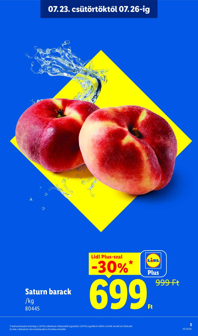 Lidl Érvényes 07.23-tól 3 oldal