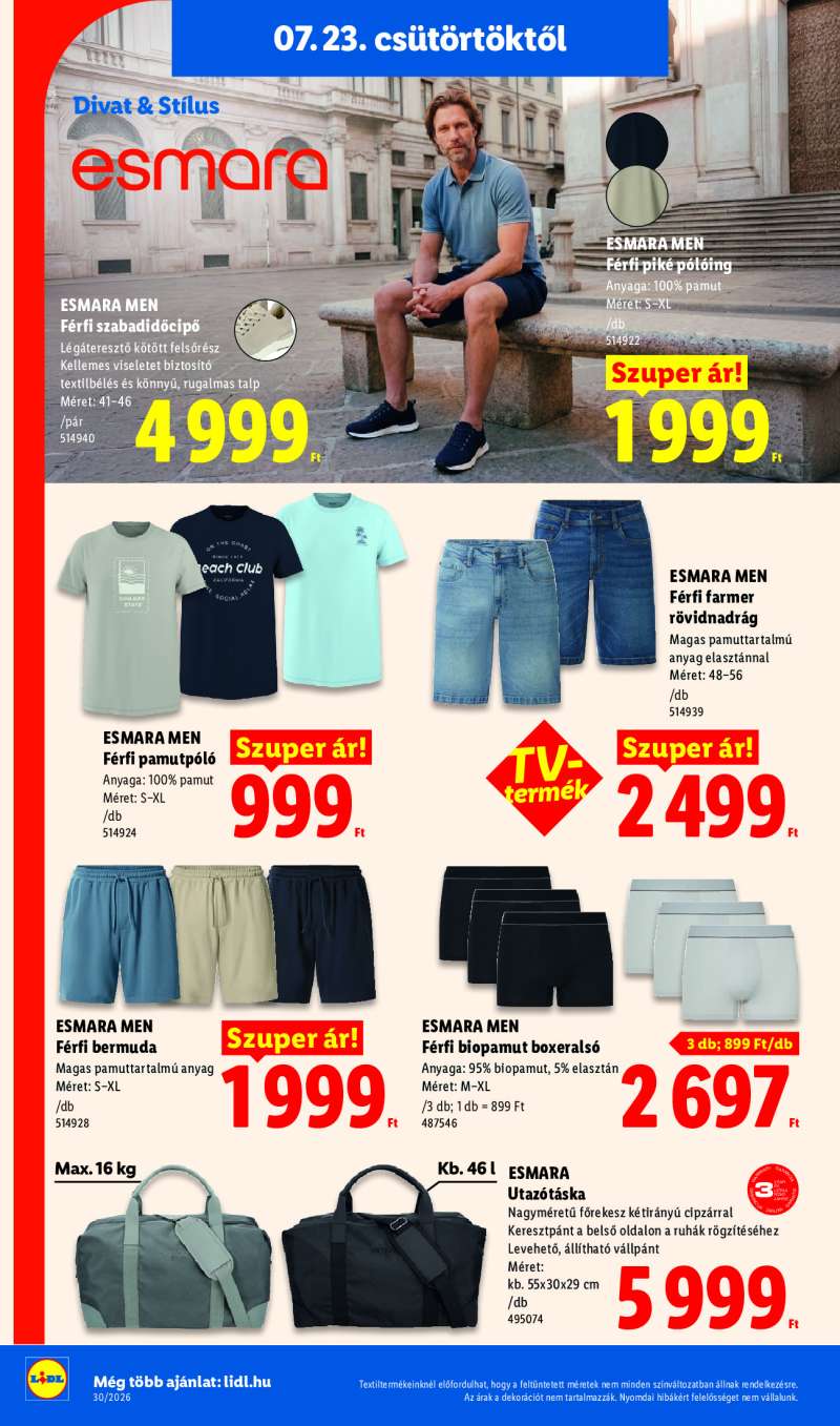 Lidl Érvényes 07.23-tól 30 oldal