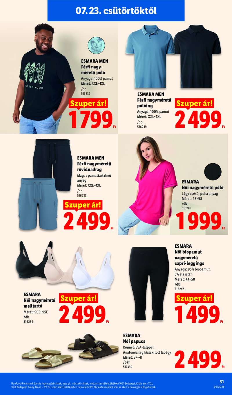 Lidl Érvényes 07.23-tól 31 oldal