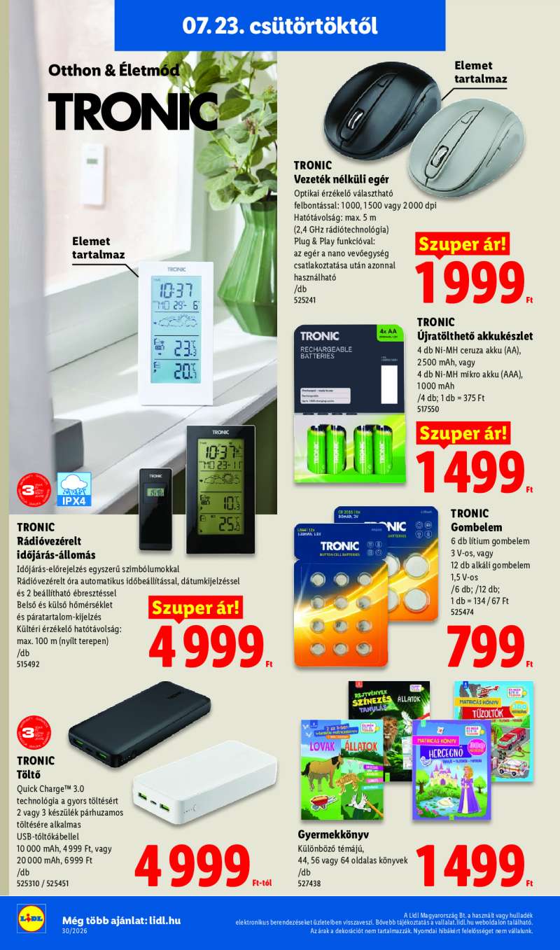 Lidl Érvényes 07.23-tól 34 oldal